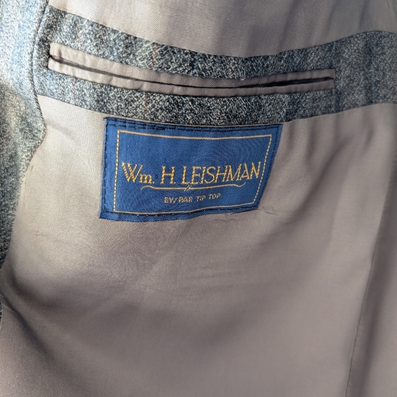 Vintage Leishman 100% pure virgin wool made in canada size 46 blazer - Picture 9 of 14